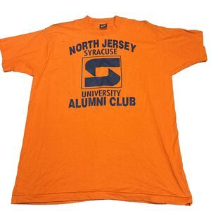 Vintage BEST Tag  Syracuse University Orange XL T Shirt XLarge Single Stitch
